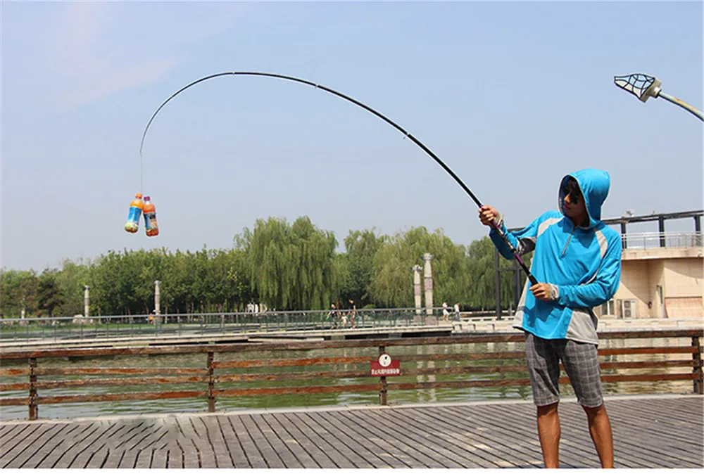 Telescopic Rock Fishing Rod 2.1M-3.6M Stream Boat Pole Light Weight Power Lake Rods Carp Feeder 2020 | Спорт и развлечения