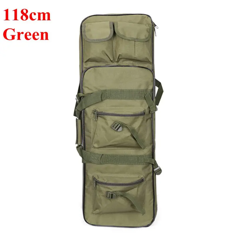 Green 118CM Сверхмощный нейлоновый чехол для винтовки ружья тактический пистолет сумка снайперская стрельба страйкбол пневматическая винтовка пистолет кобура сумка на плечо 3 размера - Цвет: Green 118CM