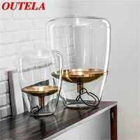 outela modern nordic creative table lamp led desk light decorative for home bedroom living room
