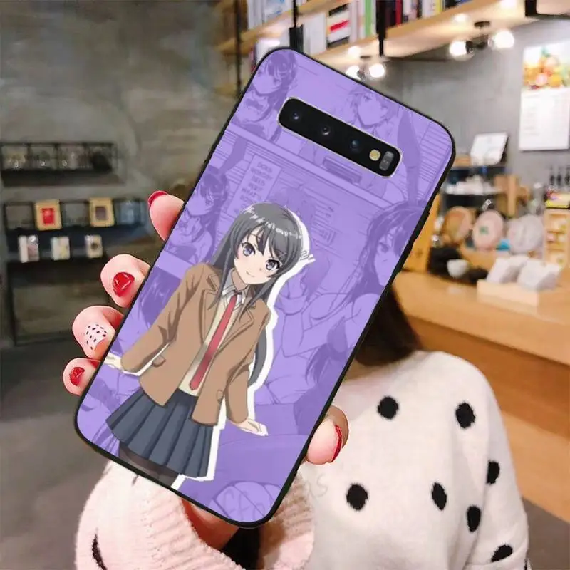 

Sakurajima Mai Anime Phone Case For Samsung Galaxy S5 S6 S7 S8 S9 S10 S10e S20 edge plus lite