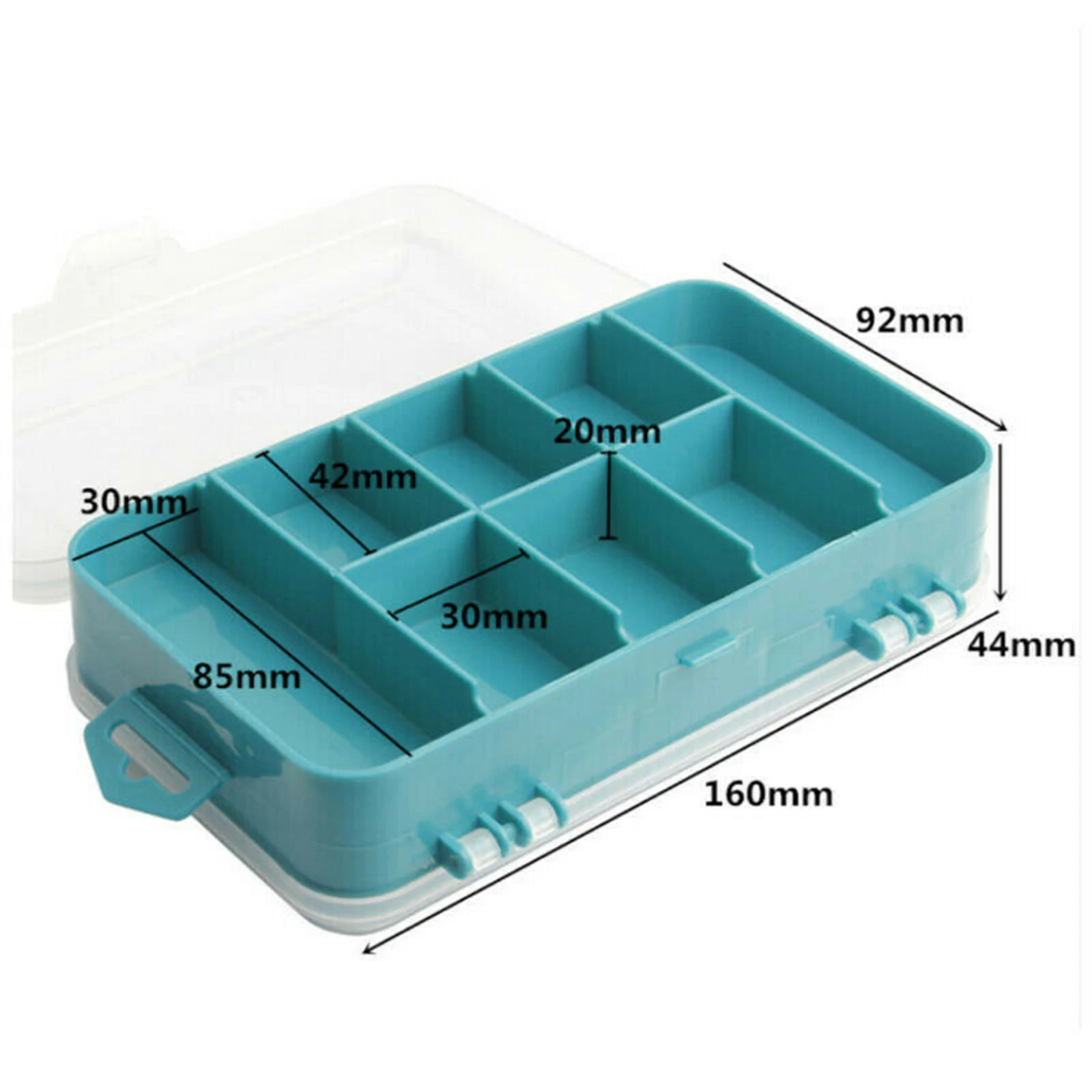 8 Slot Plastic Storage Case for Screws Threads Bolts Nails Nuts Parts Durable Box Tools DAG-ship | Дом и сад