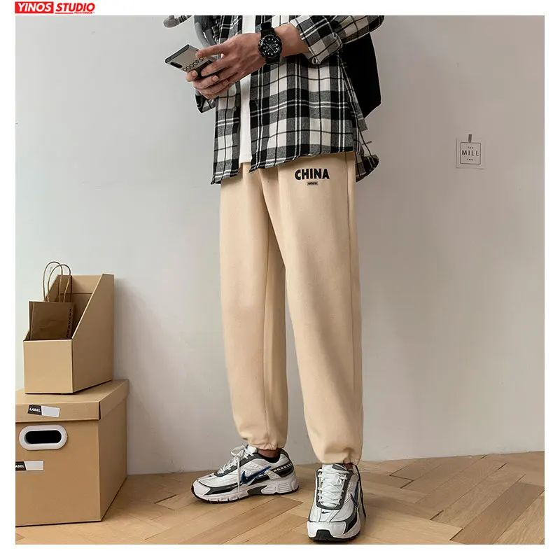 Прямая поставка мужские уличные свободные шаровары Осенние японские спортивные