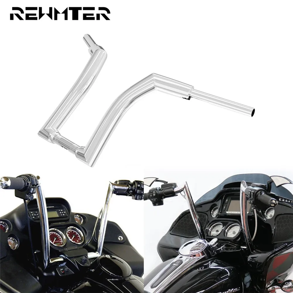 Мотоцикл 12 &quot14&quot 16 &quotZ Drag Rise руль хром для Harley Softail Custom FXSTC Slim FLS Deluxe FLSTN 2015-2019 2020 |