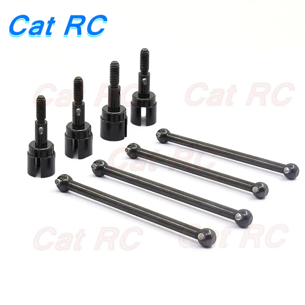 Eje de transmisi&oacute;n de Metal HSP de 8 piezas, 61mm, Dogbone y eje de Rueda de corte 02033 y 02003 para 1/10 94122 94123 catRC-2