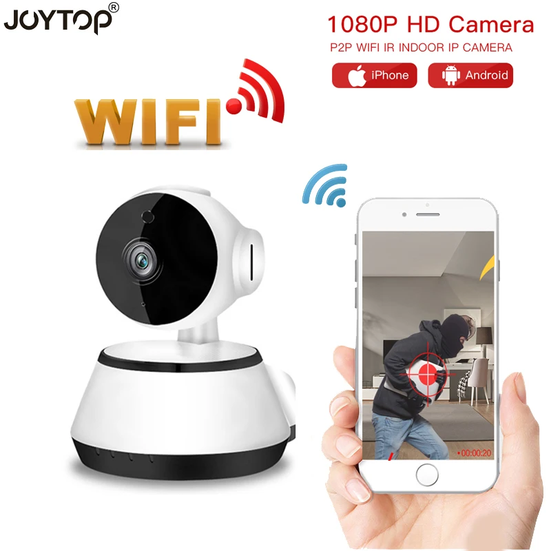 HD мини IP камера Wifi Беспроводная P2P видеонаблюдения ночного видения ИК Детский