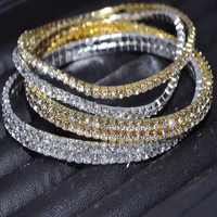 women sexy clear shining crystal rhinestone goldsilver color anklet chain ankle bracelets foot wedding jewelry