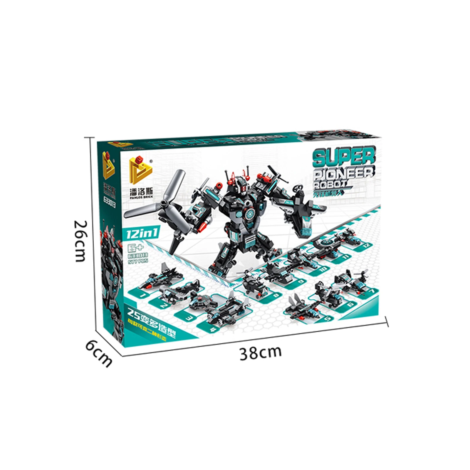 

12 in 1 Transformation Toy Deformation Robot Brinquedos Action Toy Figures Education Toys Building Blocks 3D Puzzle Educational