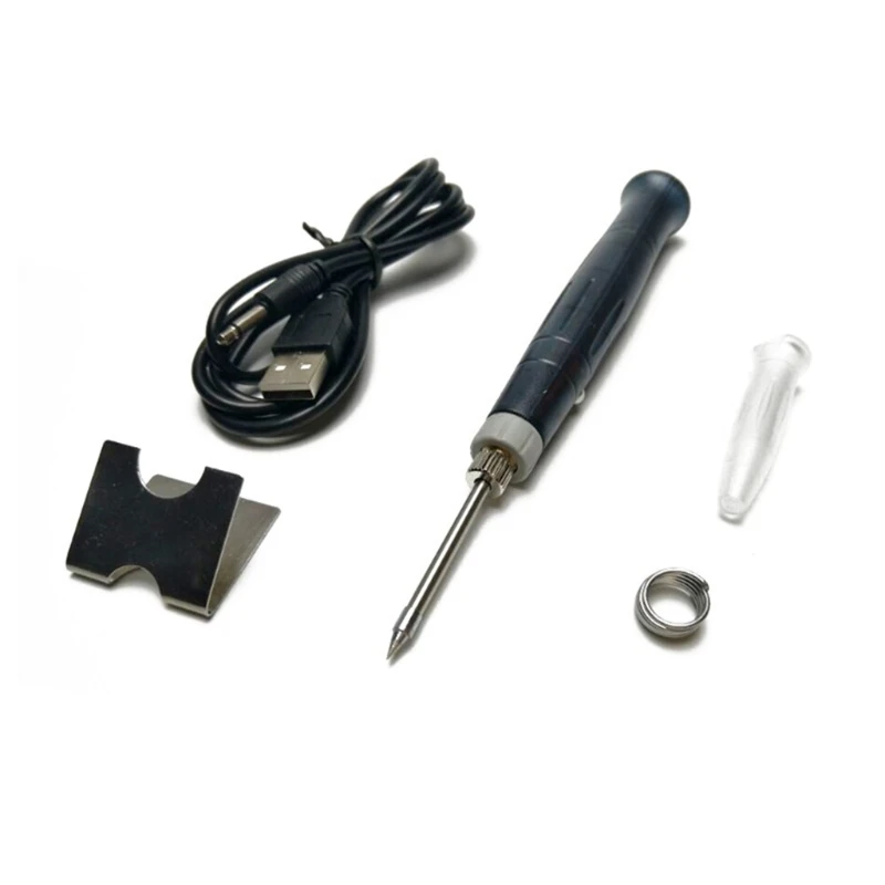 

Soldering Portable USB 5V 8W Soldering Iron Pen Kit With Led Indicator In Retail Package Mini USB Welding Iron Pen Functional Po