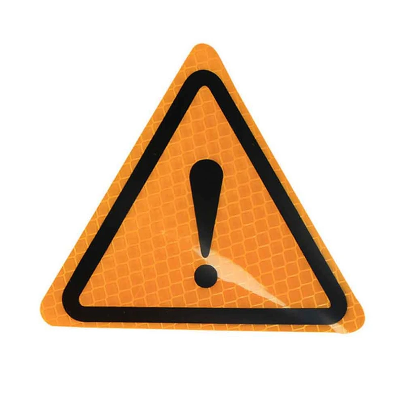 Universal Reflective Sticker Car Bodywork Decorative Paster Motorcycle Triangle Warning Label DIY Stickers | Автомобили и