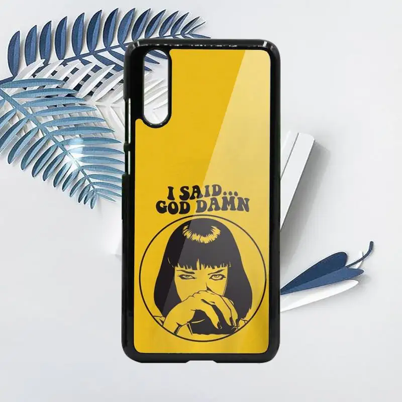 

Pulp Fiction American TV series Phone Case PC For Samsung galaxy S note 8 9 20 10 e lite2019 plus pro ultra