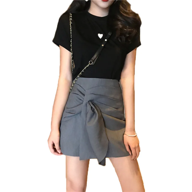 2021 женские костюмы летнее платье в стиле &quotРетро&quot большой Размеры 4XL футболка