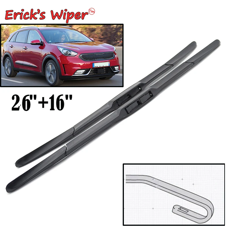 

Щетки стеклоочистителя Erick's для KIA Niro 2016 2017 2018 2019 2020 2021