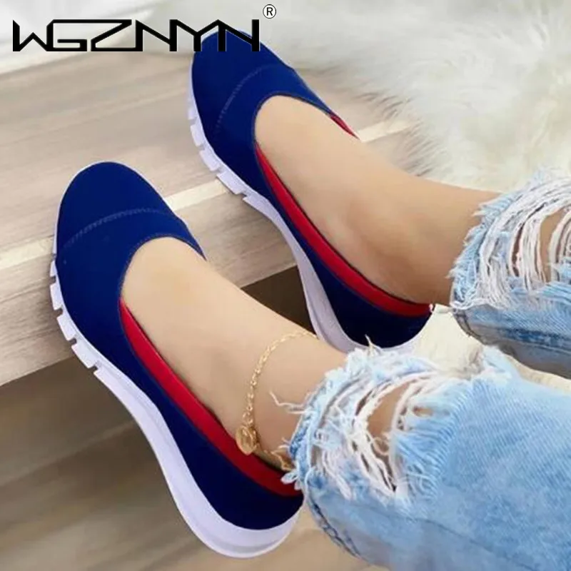 

Женские кроссовки ручной работы, Классическая Повседневная обувь на плоской подошве, удобные нескользящие, весна