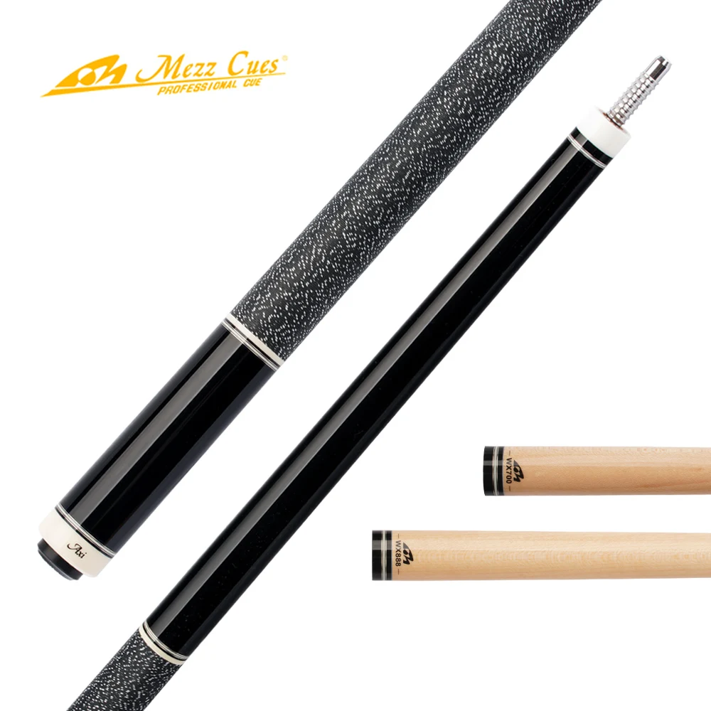 

MEZZ Pool Cue Stick 12.2-12.5mm Kamui Tip WX700/WX888 Maple Shaft Kit XTC Ferrule Billiard Irish Linen Wrap MEZZ Play Cue Stick