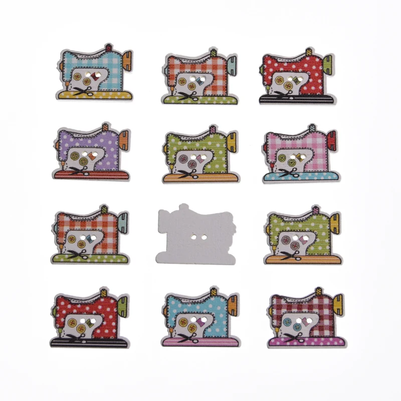 Деревянные кнопки для скрапбукинга с животными 50 шт. ручная детская одежда