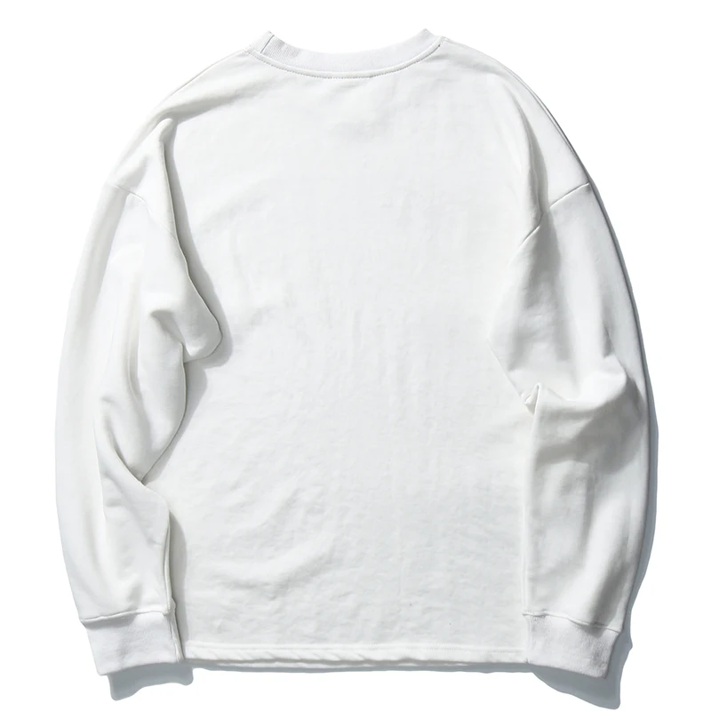 LENSTID Men Hip Hop Sweatshirts Funny Balloon Print Harajuku Streetwear Hipster Pullover Hoodies Autumn White Casual Tracksuit | Мужская