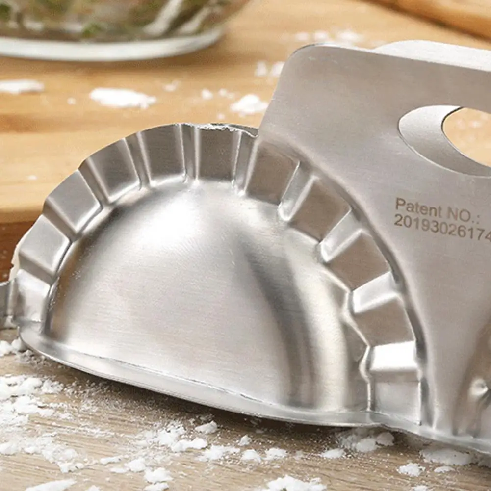 

1 PC Dumplings Maker Simple Safe to Use Long Shape Stainless Steel Double-headed Dumplings Maker for Dumplings