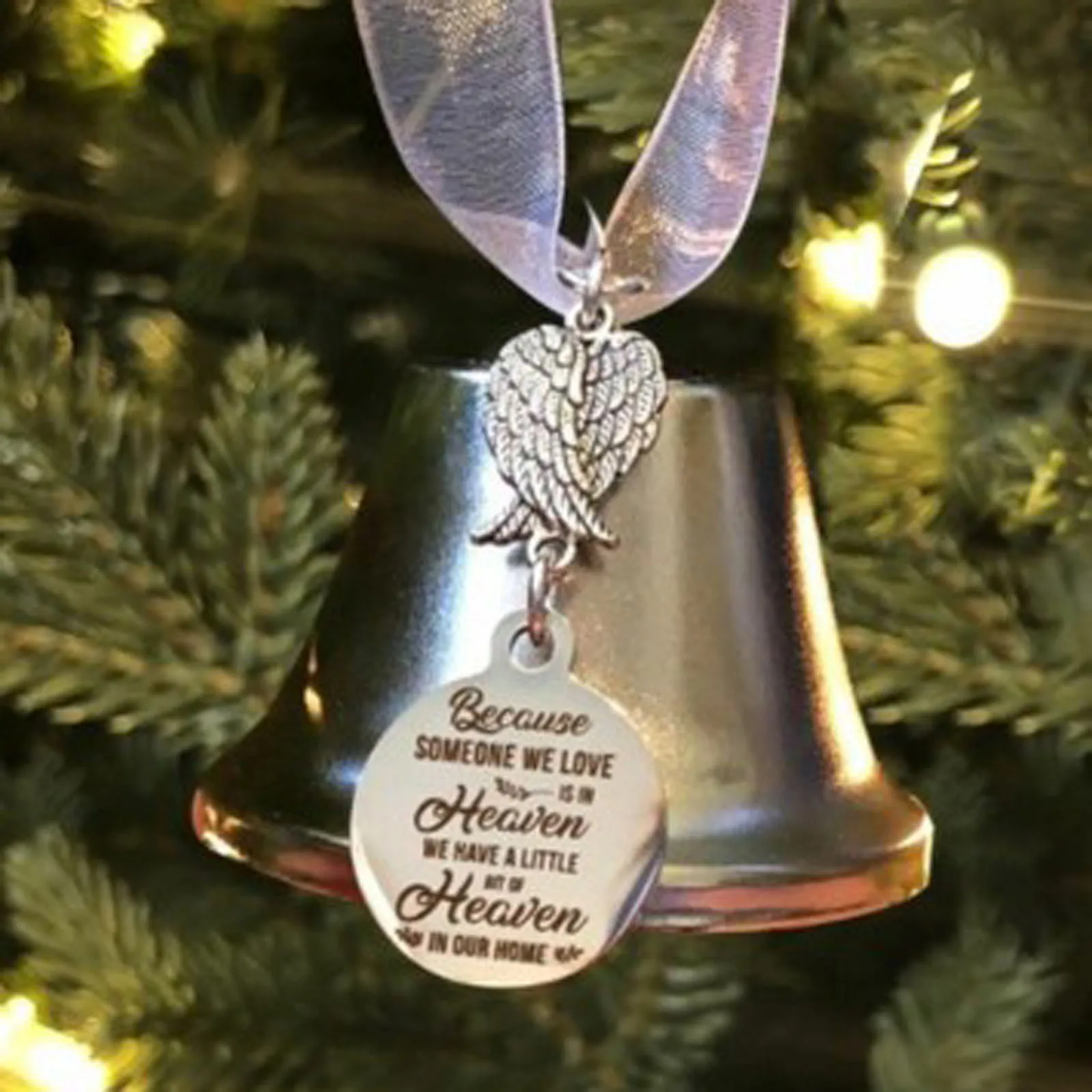 

Memorial Angel Tree Ornaments Christmas Decoration Party Family Holiday Navidad Hanging Sign Commemorative Decor Ornaments Noel