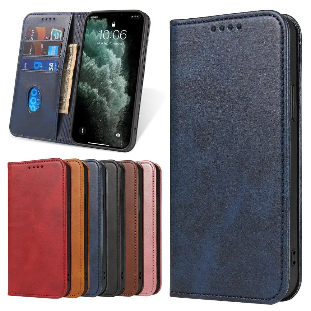 

Luxury Flip Leather Wallet Card Holder Phone Case Cover For Redmi 6A 6 Pro 7A 8A 9A 9C K30 Pro Note 8T 8 Pro 9 Pro Mi 10 Pro CC9