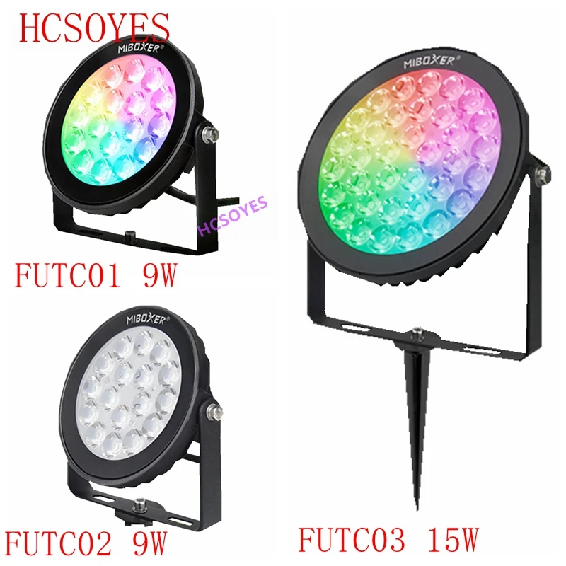 

MIBOXER FUTC03 15W/FUTC02 9W/FUTC01 9W RGB+CCT LED Garden Lamp ip65 AC 110V - 220V DC24V Outdoor Garden Lighting