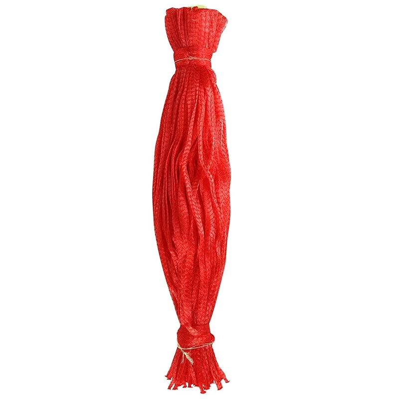 

Watermelon Nets, 100 Pack 23.5 Inches Reusable Fruit Melon Net Bag for Produce Storage Mesh Potato Bags with Drawstring