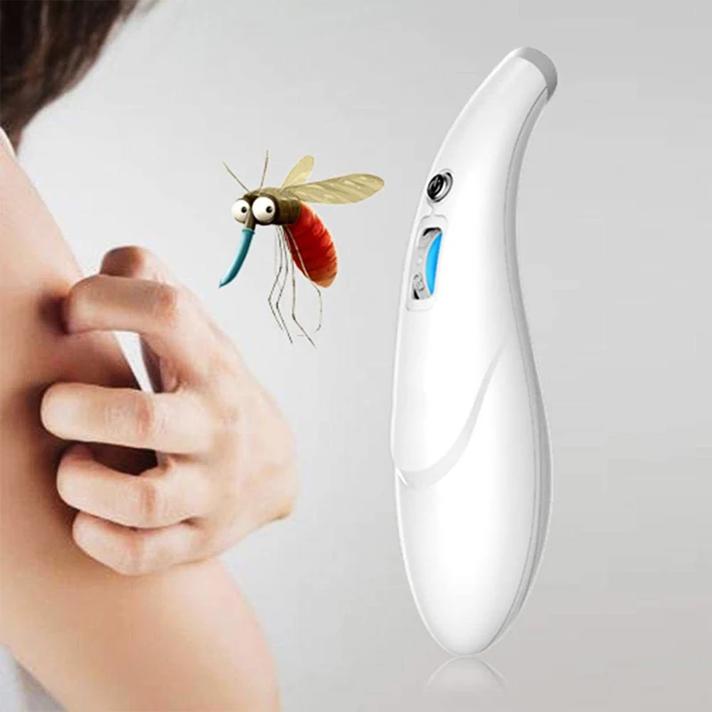 

Mosquito Bite Reliever Bug Insect Bites Itch Neutralizer Relief Pain Electronic Therapeutic Agent Antipruritic Device Camping