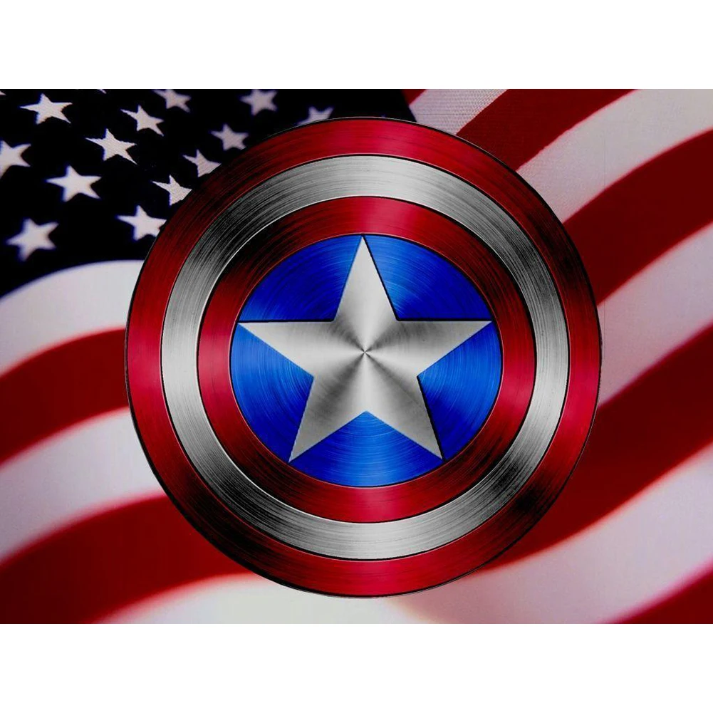 

5D DIY Diamond Painting American Leader Rhinestone All Square/Round Animal Diamond Embroidery Mosaic Beaded Home Decoration Gift