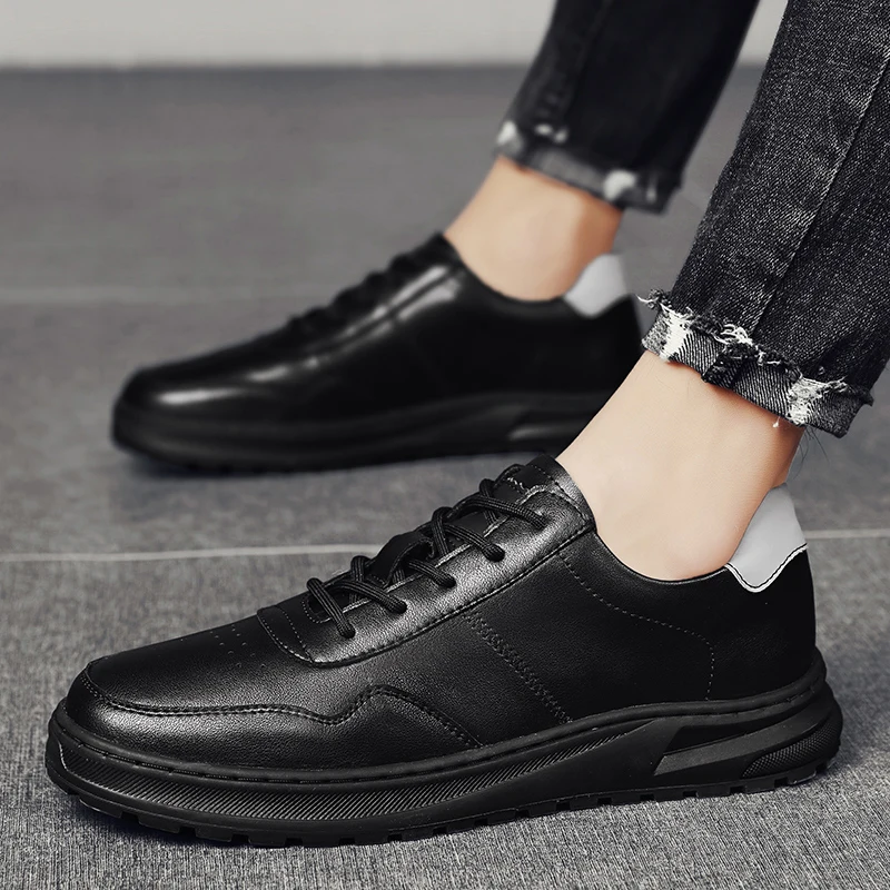 

Fashion men shoes Fashion Lace-up Mens Comfortable Casual Slip on men shoes casual cow leather oxfords shoes for men