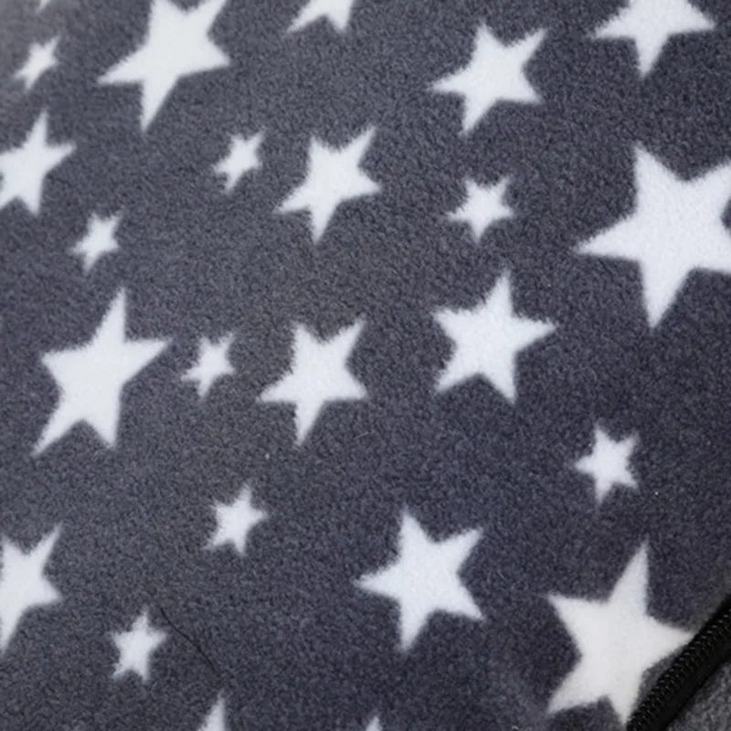 Oeak детский зимний спальный мешок для коляски флисовый со звездами новорожденных