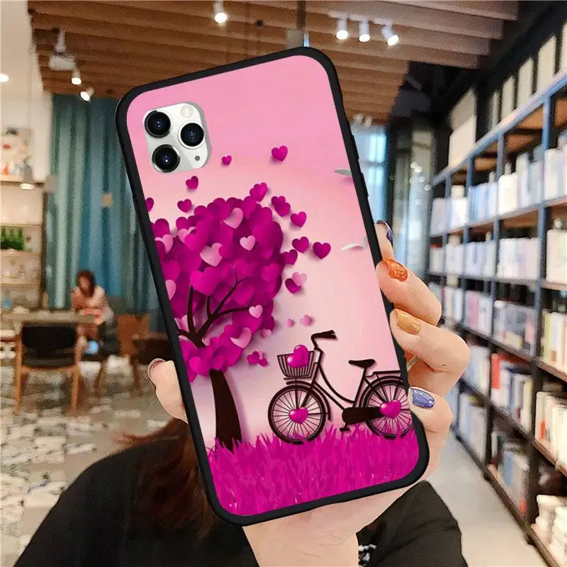 

Love Heart Gold Rose Marble Stripes Phone Case for iPhone 11 12 pro MINI XS MAX 8 7 6 6S Plus X 5S SE 2020 XR