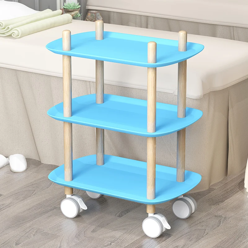 

Beauty parlor mobile cart nail salon beauty storage multifunctional cart rack