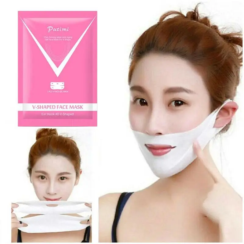 1 шт. маска для лифтинга лица v образная похудения средство удаления морщин и