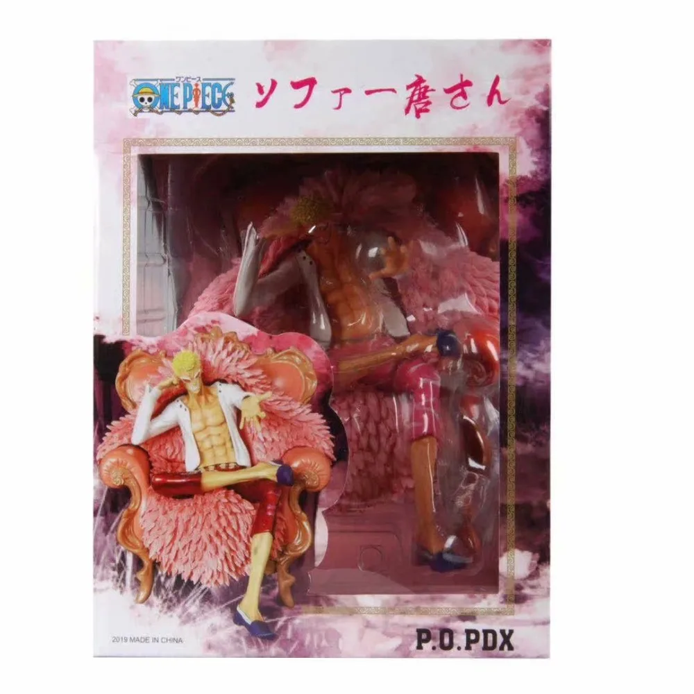 

Anime One Piece Q Statue Donquixote Doflamingo Throne Ver. Pvc Action Figure Decorations For Home Statue Model Toys