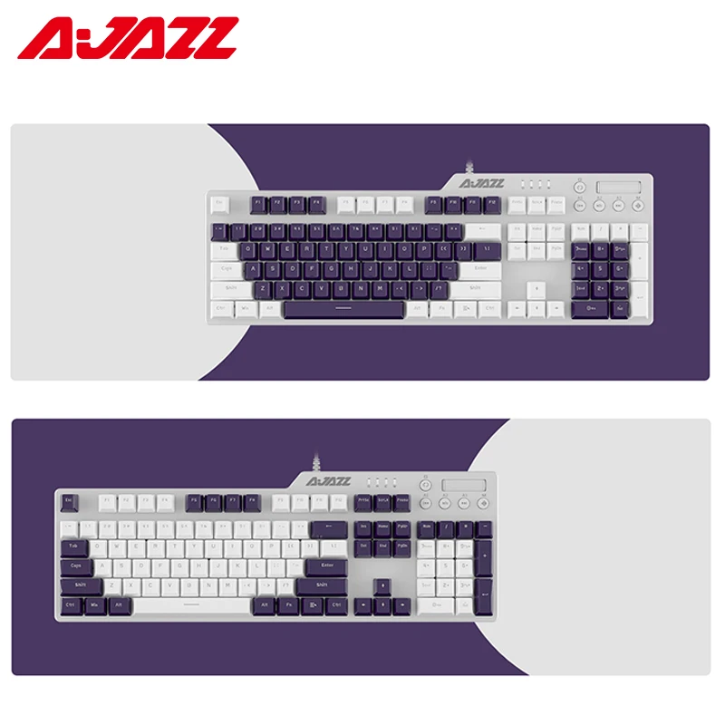 

AJAZZ AK35I Hot Swap Mechanical Keyboard 104 Key Anti-ghosting Backlight Keyboard Macro Definition Mechanical Gaming for Desktop