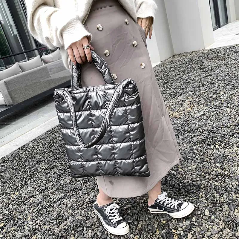 Новинка осенне-зимние сумки на плечо качественная вместительная Хлопковая Сумка