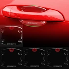4 шт., прозрачные наклейки на дверную ручку автомобиля BYD F3 F0 S6 S7 E5 E6 M6 G3 F3 G5 T3 X60 X50 620