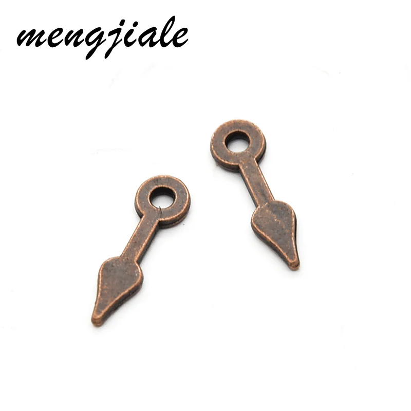 

50pcs Wholesale Four Color Steampunk Pointer Charms Alloy Metal Pendants For DIY Handmade Jewelry Accessories Making 16*5mm