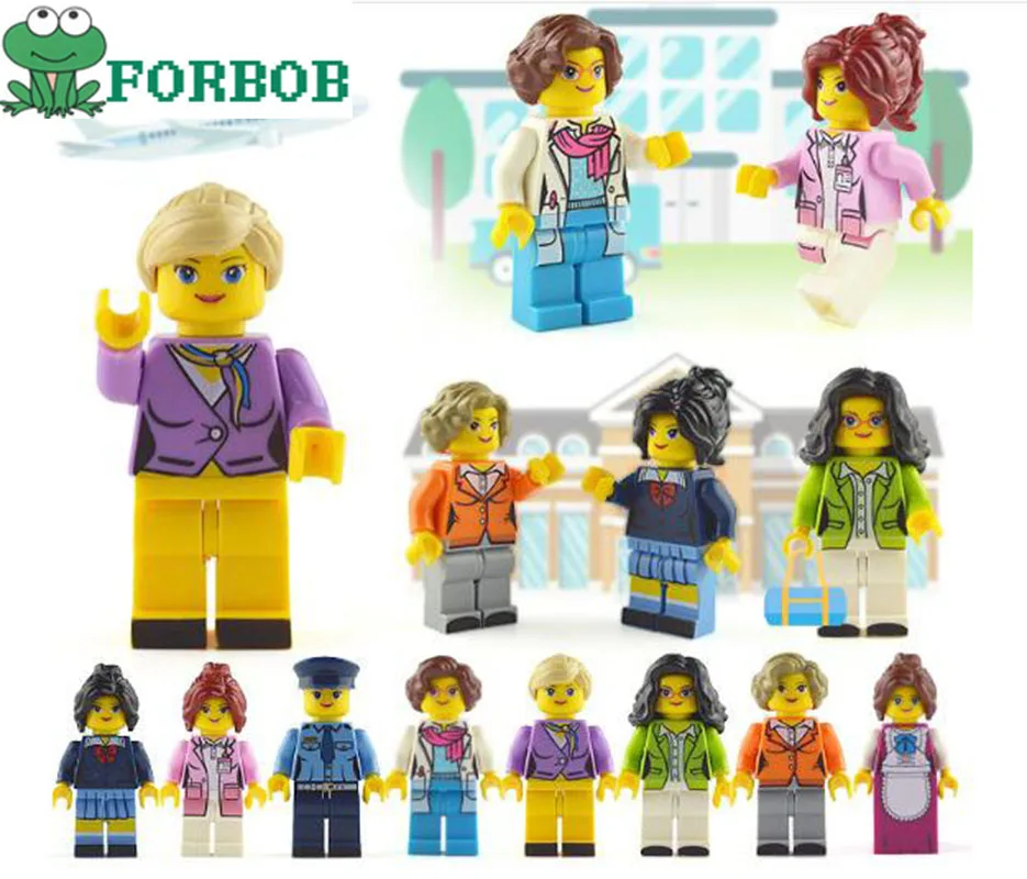 8 шт. Набор фигурок Legoing Duplo Friends больничный доктор для девочек новинка 2020 года