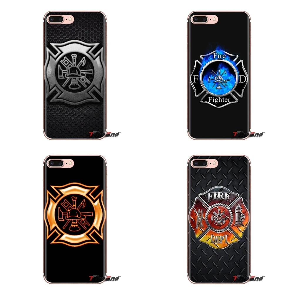 ТПУ чехол сумка пожарный Мальтийский логотип с крестом Искусство Для huawei G7 G8 P7 P8 P9