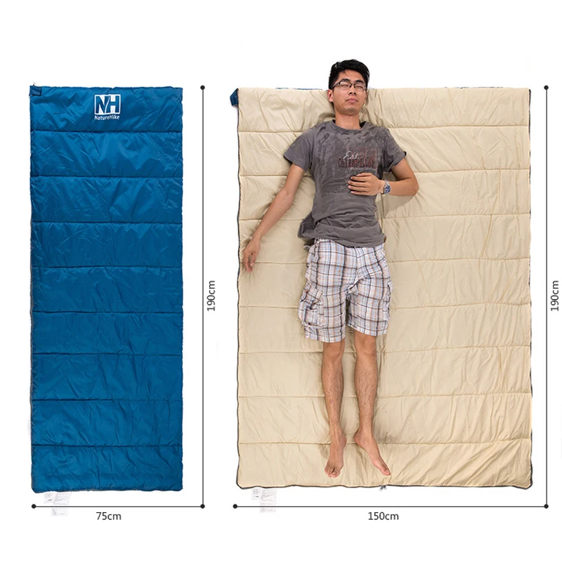 Сверхлегкий портативный хлопковый спальный мешок Naturehike | Спорт и развлечения