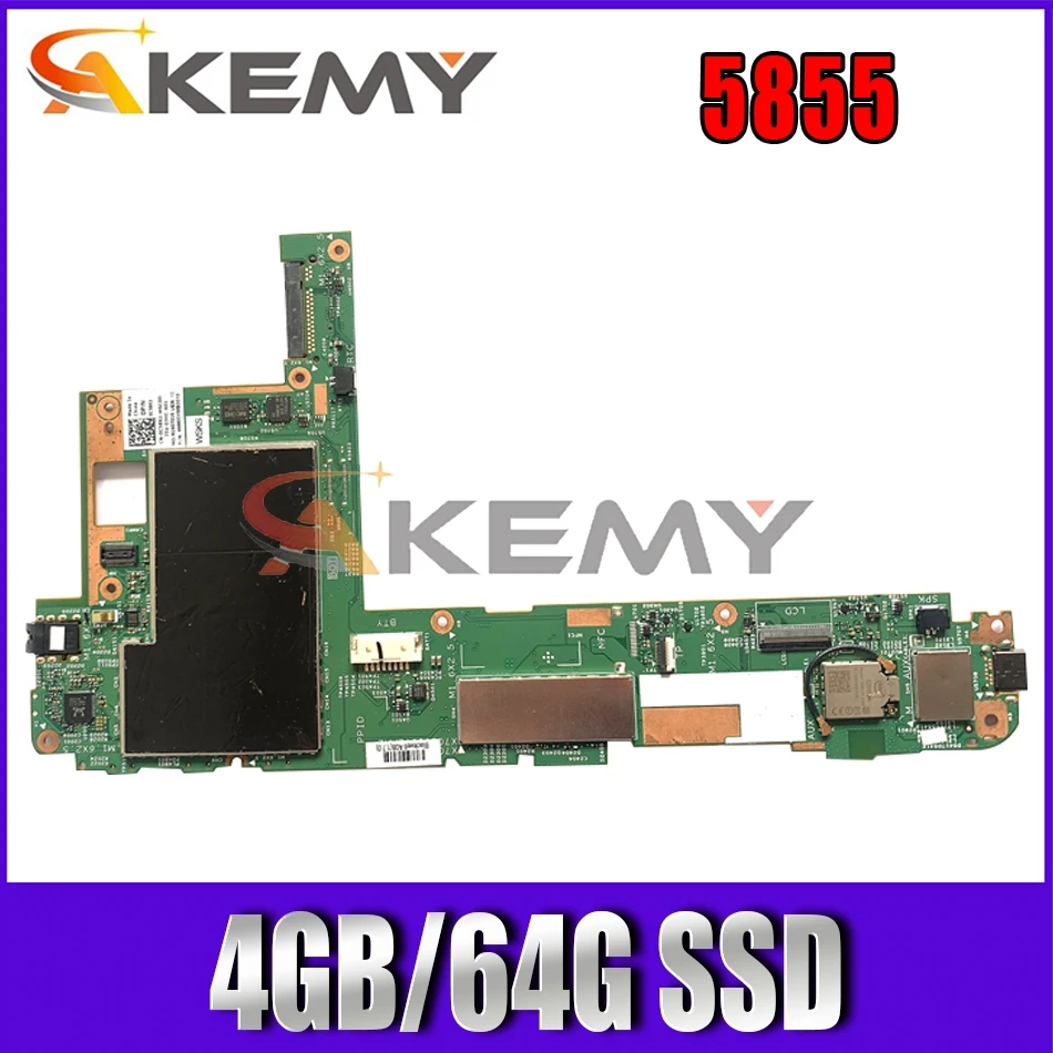 Akemy 14H30-1 ПРБ: H4W2R для Dell Venue 8 5855 материнская плата 4G/64GB Z8550 CN-05HHYD 05HHYD 5HHYD планшет 100%