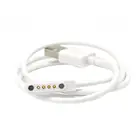 Кабель для быстрой зарядки, гибкий резиновый кабель 80 см для зарядки часов для 4-контактных умных часов