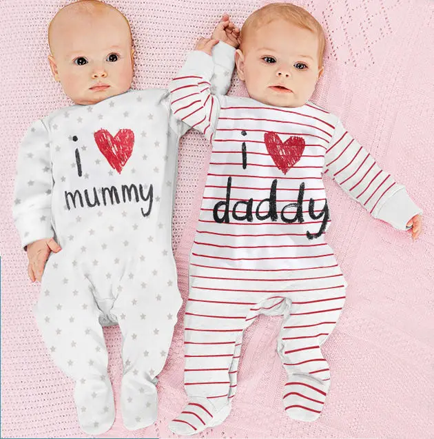 Newborn Infant Toddler Baby Clothes Boy Girls Letter Print Long Sleeve Hoodie Romper Top Jumpsuit 2pcs Outfits Sets Clothing