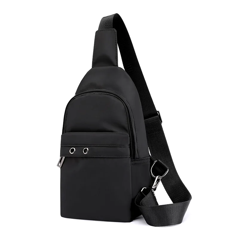 

2020 New Men's Chest Bag Fashion Outdoor Riding Shoulder Messenger Bag Casual Travel Solid Color Small Bag