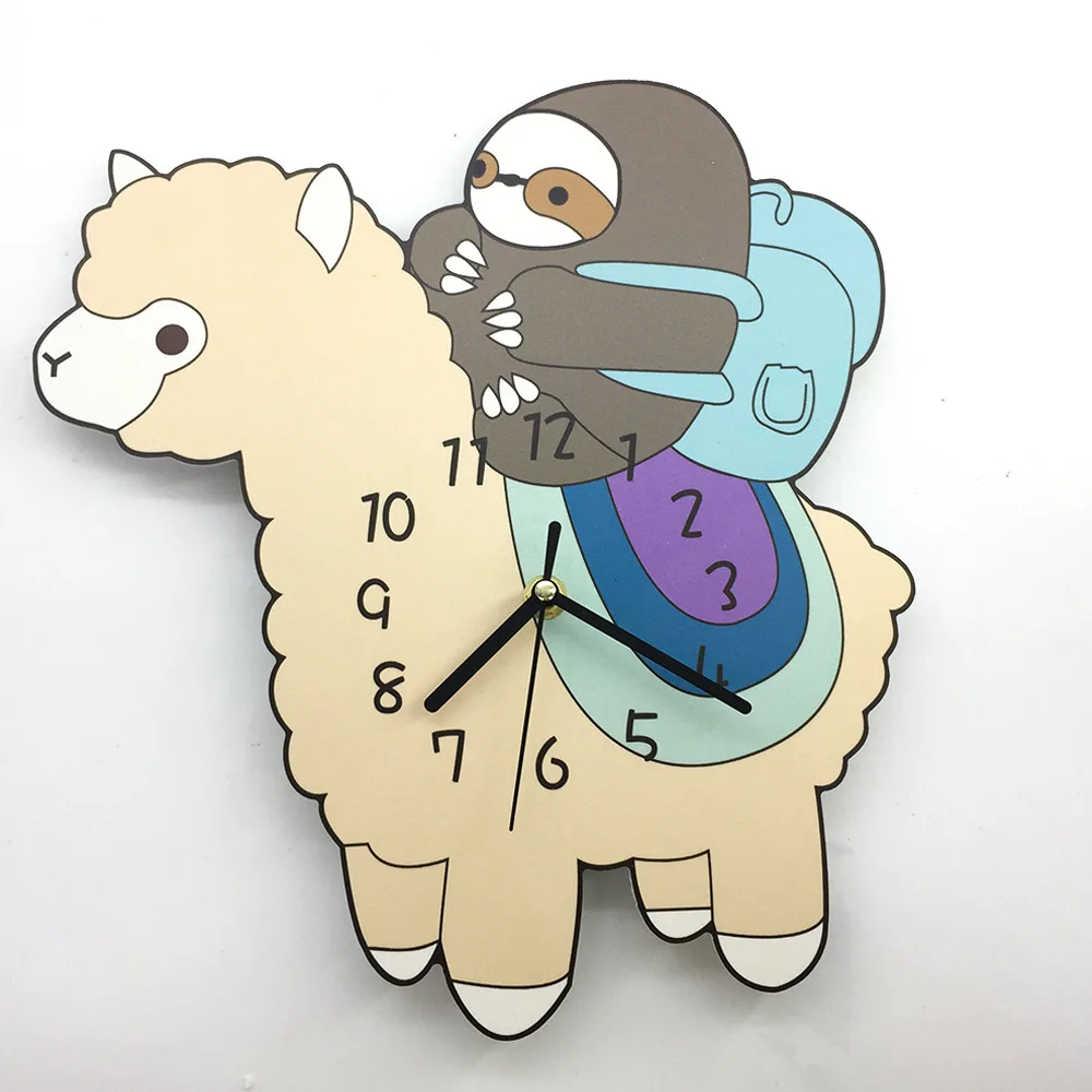 

Children Wall Clock Personality Creative Silent Wall Clock Modern Design Living Room Simple Orologio Parete Wall Clocks BG50ZB