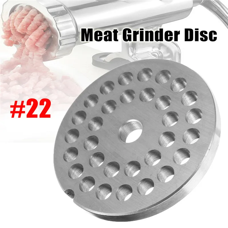 

22 Type Stainless Steel Meat Grinder Plate Disc 3/4.5/6/8/10/12mm Grinder Disc Machinery Parts