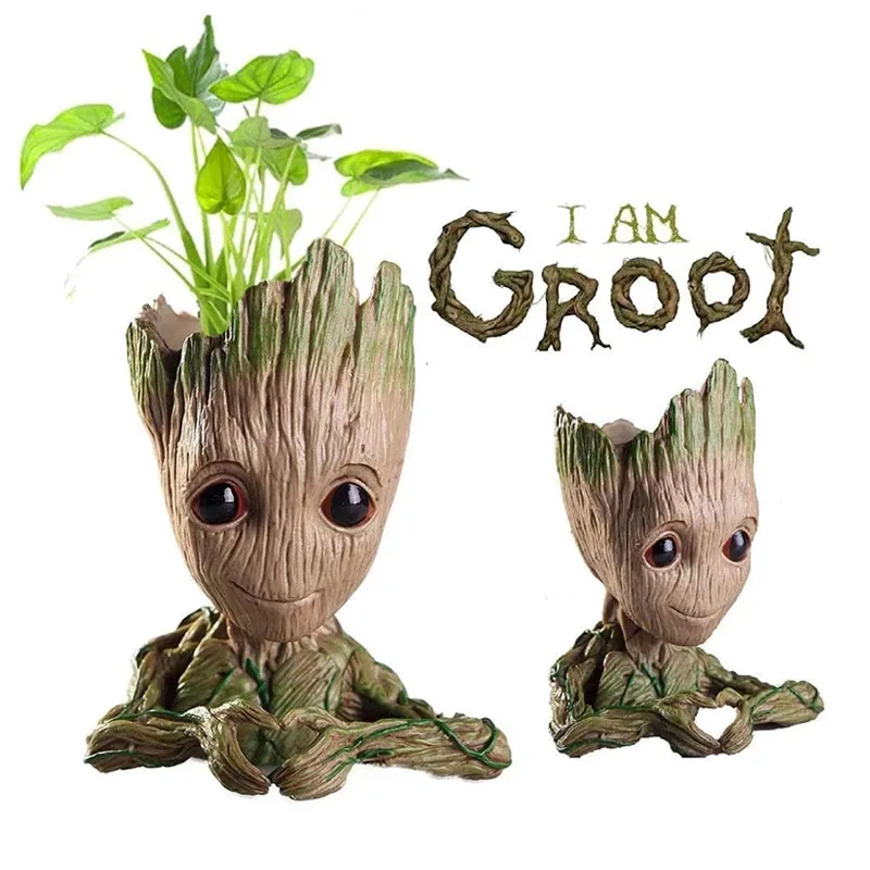 Strongwell милый цветочный горшок игрушечный держатель для ручек растений