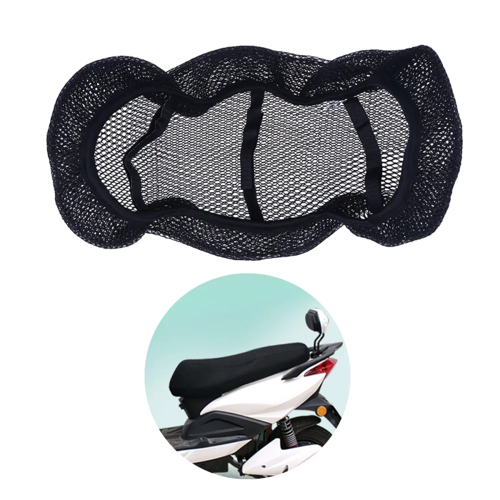 

Universal Mesh Seat Cover Breathable Blanket Pad Protectors for Motorcycle Electric Bike - Size (Black)