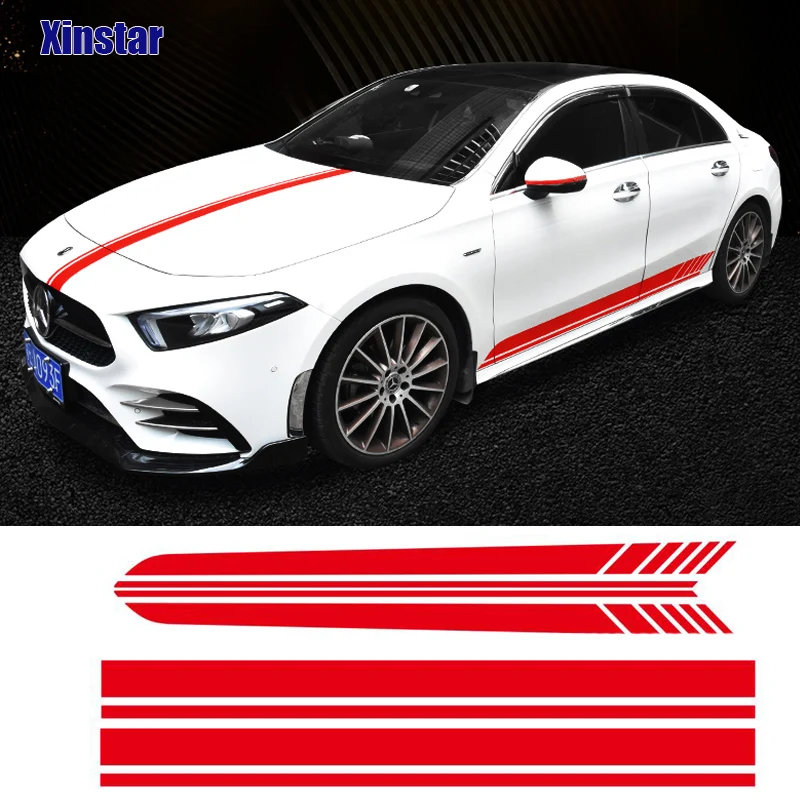 Car body sticker For Mercedes benz AMG w204 w211 W210 C63 c180 e200 CLA GLK GLE GLA A180 A B C E class A45 | Автомобили и