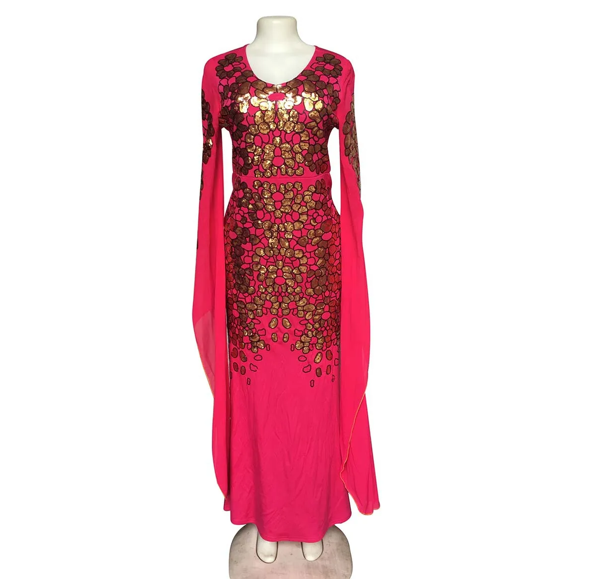 Новый комплект из обуви в африканском стиле платья для женщин с вышивкой